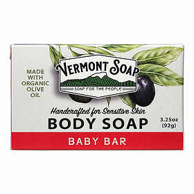 Vermont Soap Ekologisk handgjord tvål Aloe Baby/Schampotvål, 92g