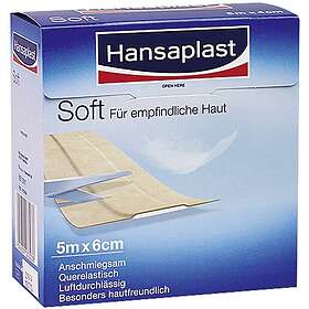 Hansaplast 1009284 SOFT 5 m x 6 cm