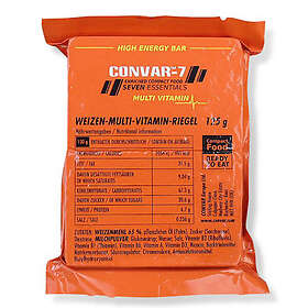 Convar 7 High Energy Bar Multi Vitamin 125g 20 års hållbarhet