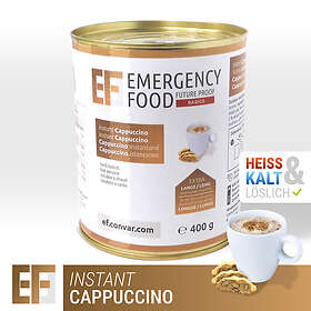Convar Emergency Food Basic Instant Cappuccino 400g Frystorkad mat Basvaror Lång hållbarhet