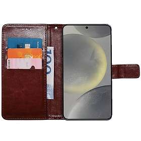 CaseOnline Plånboksfodral 3-kort Samsung Galaxy S24 - Brun