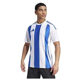 Adidas Striped 24 Short Sleeve T-shirt Blå 9-10 Years Pojke