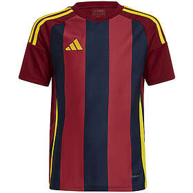 Adidas Striped 24 Short Sleeve T-shirt Röd 15-16 Years Pojke