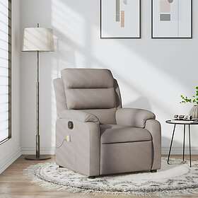vidaXL Hierontatuoli taupe tyg 373482