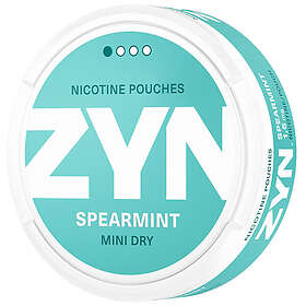 ZYN Spearmint Mini Dry Low 5-p