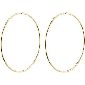 Pilgrim 28232-2033 APRIL Gold Maxi Hoop Earrings 1 set