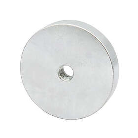 Diesella Neodymium Pottemagnet Ø50x10 mm with M8 gevindhul
