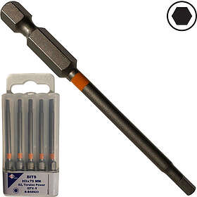 Bato 1/4" Bits industri 6kt. 2,5mm x 75mm