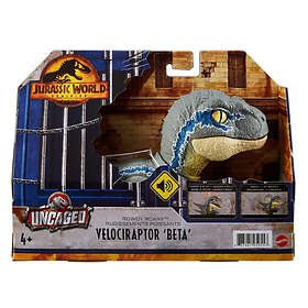 Jurassic World Dominion Uncaged Rowdy Roars Velociraptor 'Beta' Dinosaur Figure