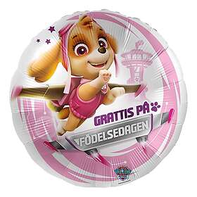 Paw Patrol Folieballong Sky Grattis På Födelsedagen