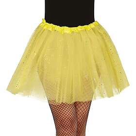 Fiestas Guirca Gul Tyllkjol med Glitter One size