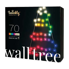 Twinkly Wall Tree RGB+W 70 LED