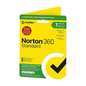 Norton 360 Standard Attach 1 Enhet 12 Månader
