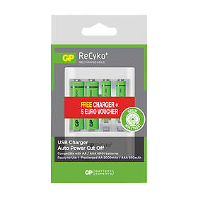 GP Batteries Recyko Promo Smart Batteri Med Laddare