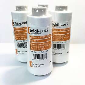 Güterman Toldi-Lock Overlockstråd vit 4 st