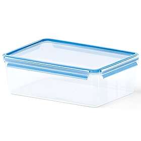 Emsa Clip & Close Rektangulär Matförvaringsbehållare, Blå, 5,5l