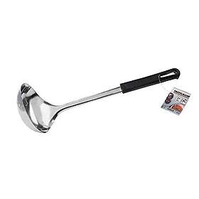 Fackelmann soppslev svart av rostfritt stål/PP, silver, 30 x 8 x 5 cm