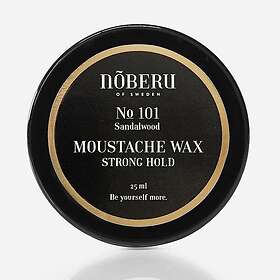 Noberu of Sweden Moustache Wax Strong Hold Sandalwood 25ml