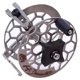 H.dessault Steel Reel 40 Fly Fishing Reel Grå