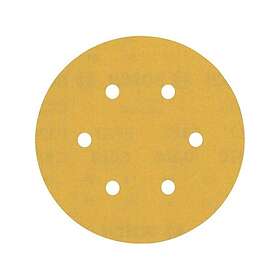 Bosch - 2608605603 - Feuille Abrasive Pour Ponceuse Delta 93 Mm 6 Trous Grain 180 5 Pièces - Bricolage