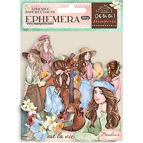 Stamperia Die Cuts Ephemera Oh lá Girls in Town