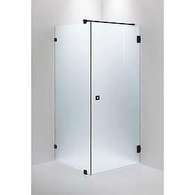 INR Duschhörn Arc 13 Måttanpassad Frost, Svart 11310100