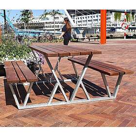 Eden Wood Bänkbord Wix brun EW 50014-6