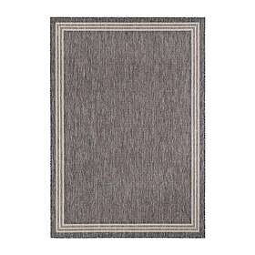 KM Carpets Flatvävd matta Madrid Frame Grå 200*285 93383
