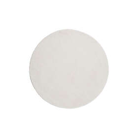 KM Carpets Ryamatta Soft Rund Vit 120 35006