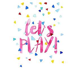 Pelcasa Poster Let's Play! Let`S 50x70 cm 2371614-3