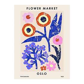 Pelcasa Poster Flower Market Oslo Market. 30x40 cm 2321596-2