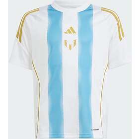 Adidas Messi Short Sleeve T-shirt Vit 13-14 Years Pojke