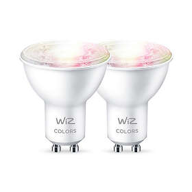 WiZ GU10 LED spotlampa färger vit 2-pack