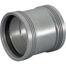 Wavin PP dubbelmuff 50mm