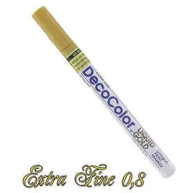 Marvy Uchida Guldpenna Decocolor Extra Fine 0.8 Liquid Guld