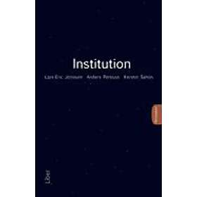 Lars-Eric Jönsson, Anders Persson, Kerstin Sahlin: Institution