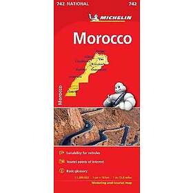 Michelin: Morocco Michelin National Map 742