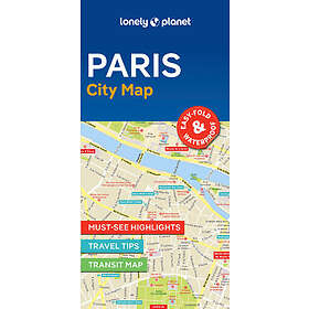 Lonely Planet: Lonely Planet Paris City Map