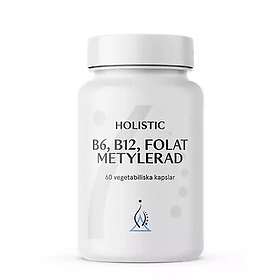 Holistic B6 B12 Folat Metylerad 60 kapslar