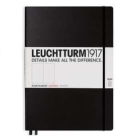 Leuchtturm1917 Anteckningsbok A4+ SLIM Dotted Black