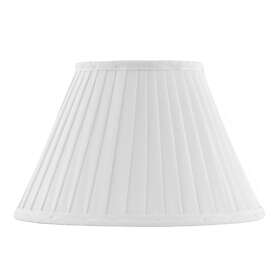 Karlskrona Lampfabrik Textilskärm 12x20cm Vit