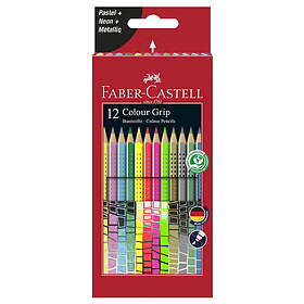 Faber-Castell Grip Akv Fargeblyanter Effekt 12p