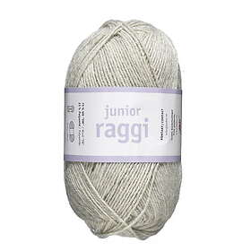 Järbo Garn Junior Raggi 50g vitgrå – 68423 White grey