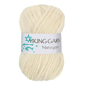 Viking Garn Natur 50g vit 600