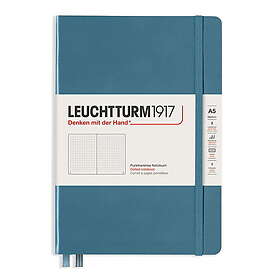 Blue Leuchtturm Notebook A5 Dotted Stone – Hardcover