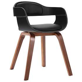 vidaXL Matstol böjträ och konstläder 241684