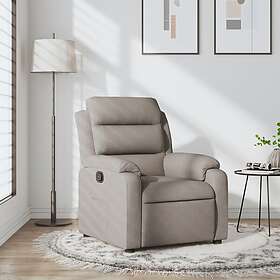 vidaXL Mekanisminojatuoli taupe tyg 373470