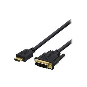 Deltaco HDMI-112D adapterkabel HDMI DVI 2 m