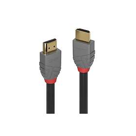 Lindy 36961 HDMI-kabel 0,5 m HDMI Type A (Standard) Sort, Grå
