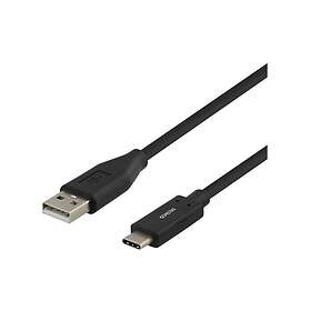 Deltaco USBC-1004M USB typ C-kabel USB-C till USB 1 m